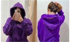 BTS Jimin ‘You Never Walk Alone’ Purple Hoodie – Seven With You 13 Print K-Pop Fan Sweatshirt