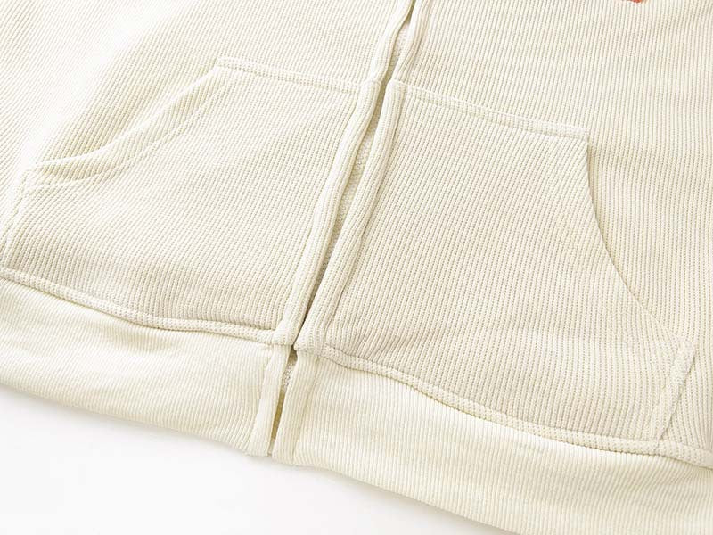 Y2k Zip Up Hoodie Women Autumn Retro Embroidered Letter Loose Long Sleeve Tops 2025 Casual Hooded Sweatshirts Harajuku Jackets