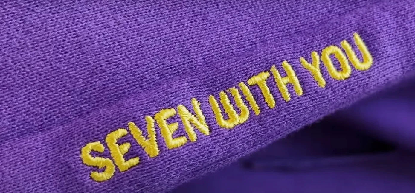 BTS Jimin ‘You Never Walk Alone’ Purple Hoodie – Seven With You 13 Print K-Pop Fan Sweatshirt
