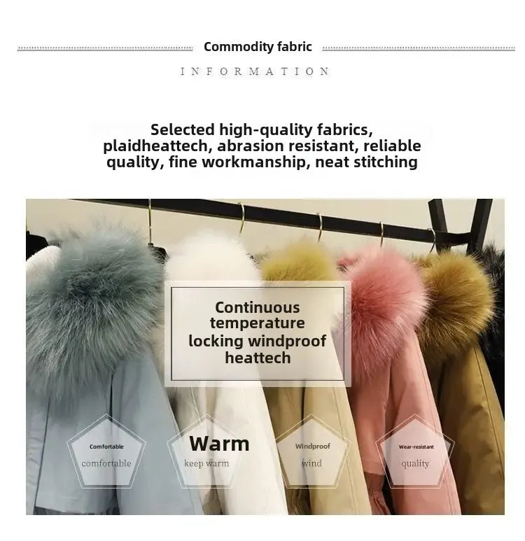 Autumn/Winter New Loose-Fit Thickened Parka Women's Cropped Petite Padded Jacket Fashionable Cotton Coat Cotton-Padded Trendy