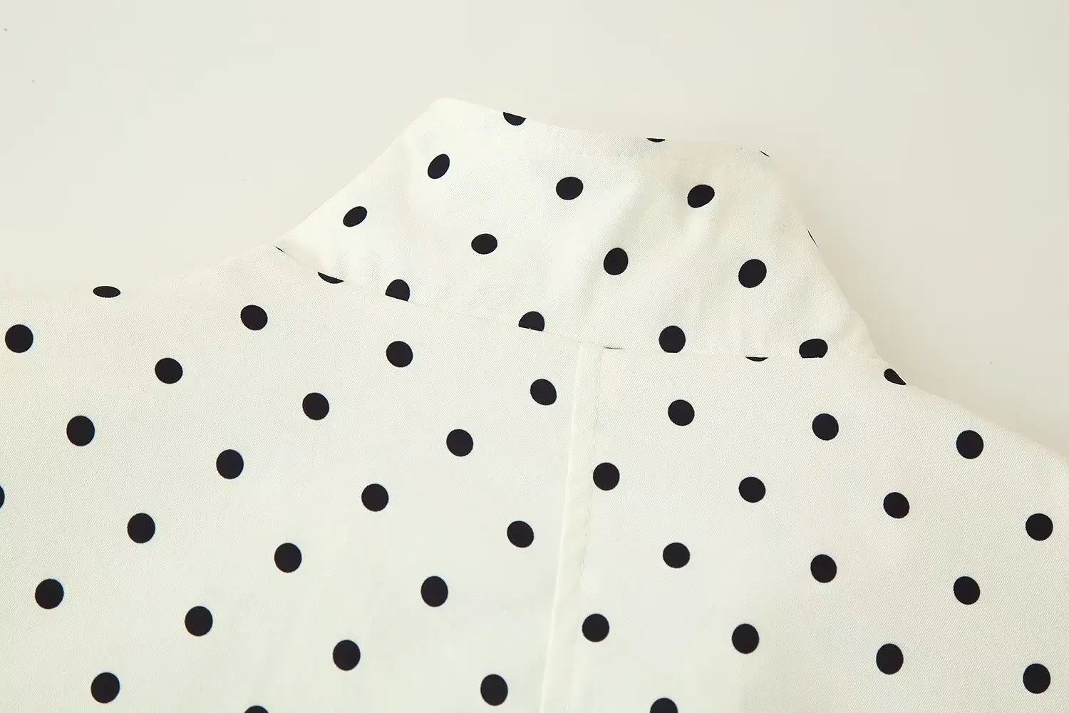 TFAFXY Women’s Vintage Casual Polka Dot Jacket – Autumn Streetwear Outwear