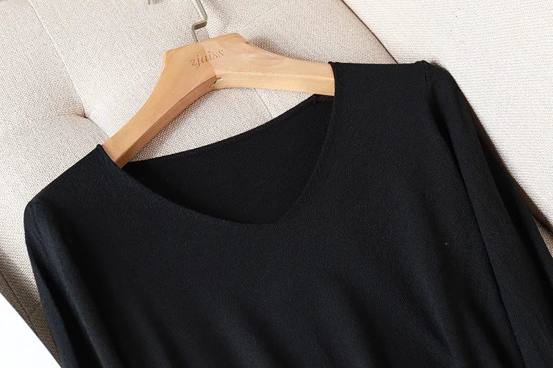 2025 autumn winter Sweater Knitted Pullover women v-neck oversize sweater female loose long sleeve sweater top Jumper