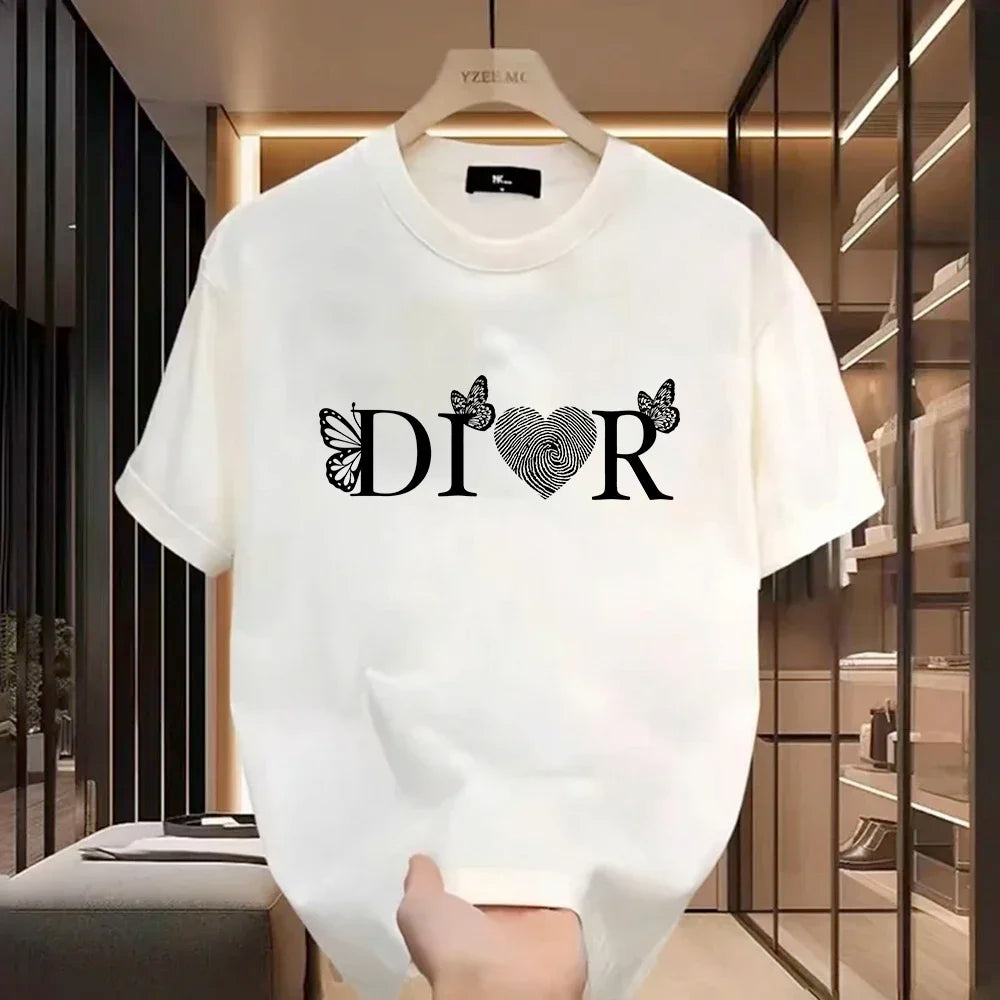 Women's 100% Cotton Graphic T-Shirt – Summer Harajuku Y2K Retro Short Sleeve Casual Tee