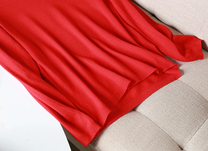 2025 autumn winter Sweater Knitted Pullover women v-neck oversize sweater female loose long sleeve sweater top Jumper
