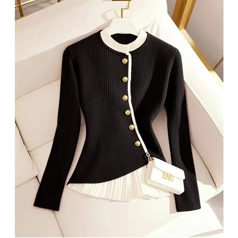 2025 Autumn Winter Female Shirt New Fashion Niche Design Sense Top Temperament Super Beautiful Shirt Womens Clothing Casual Tops