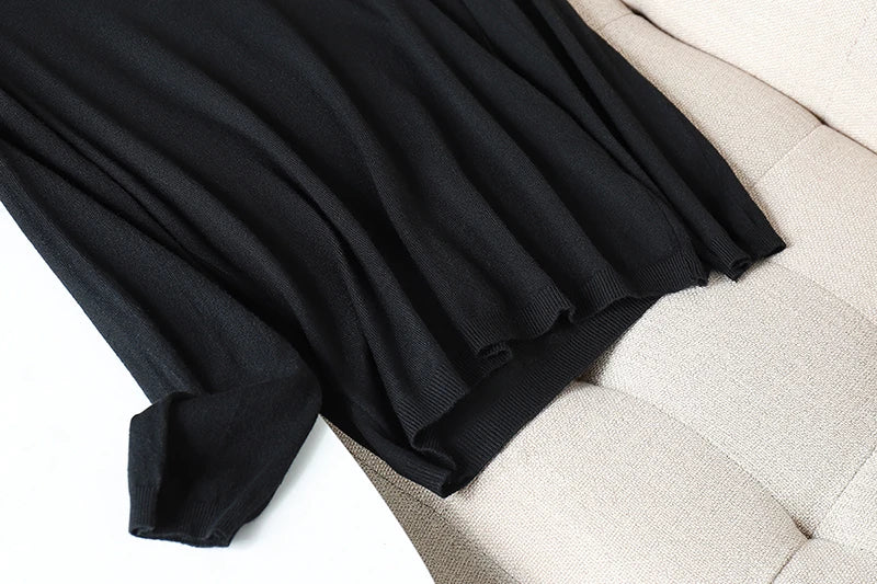 2025 autumn winter Sweater Knitted Pullover women v-neck oversize sweater female loose long sleeve sweater top Jumper
